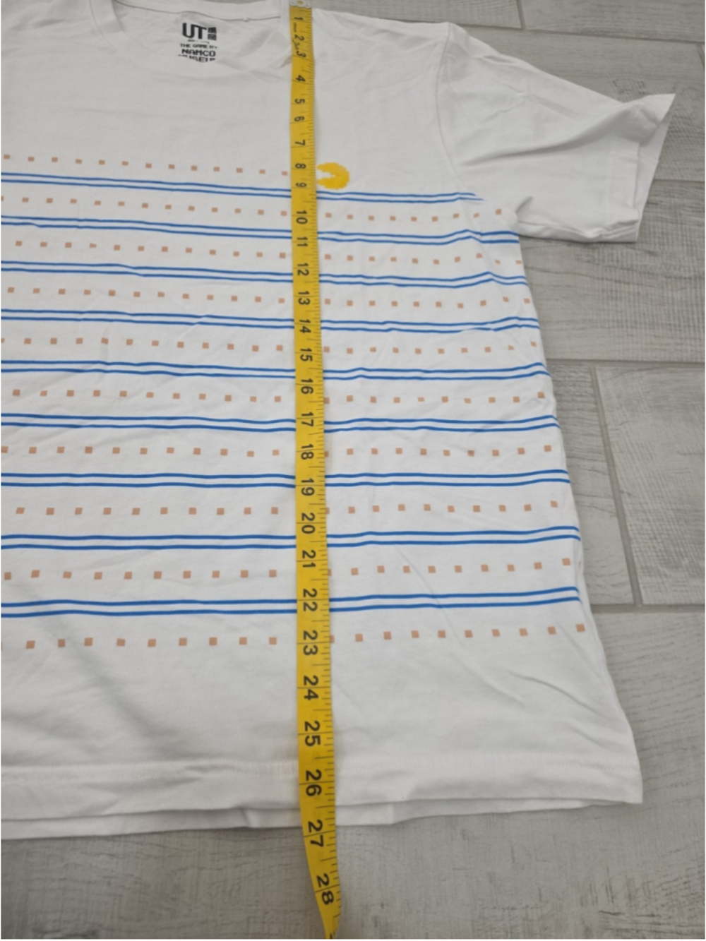Uniqlo Pac man Namco Museum White Shirt Size Large - Picture 5 of 7